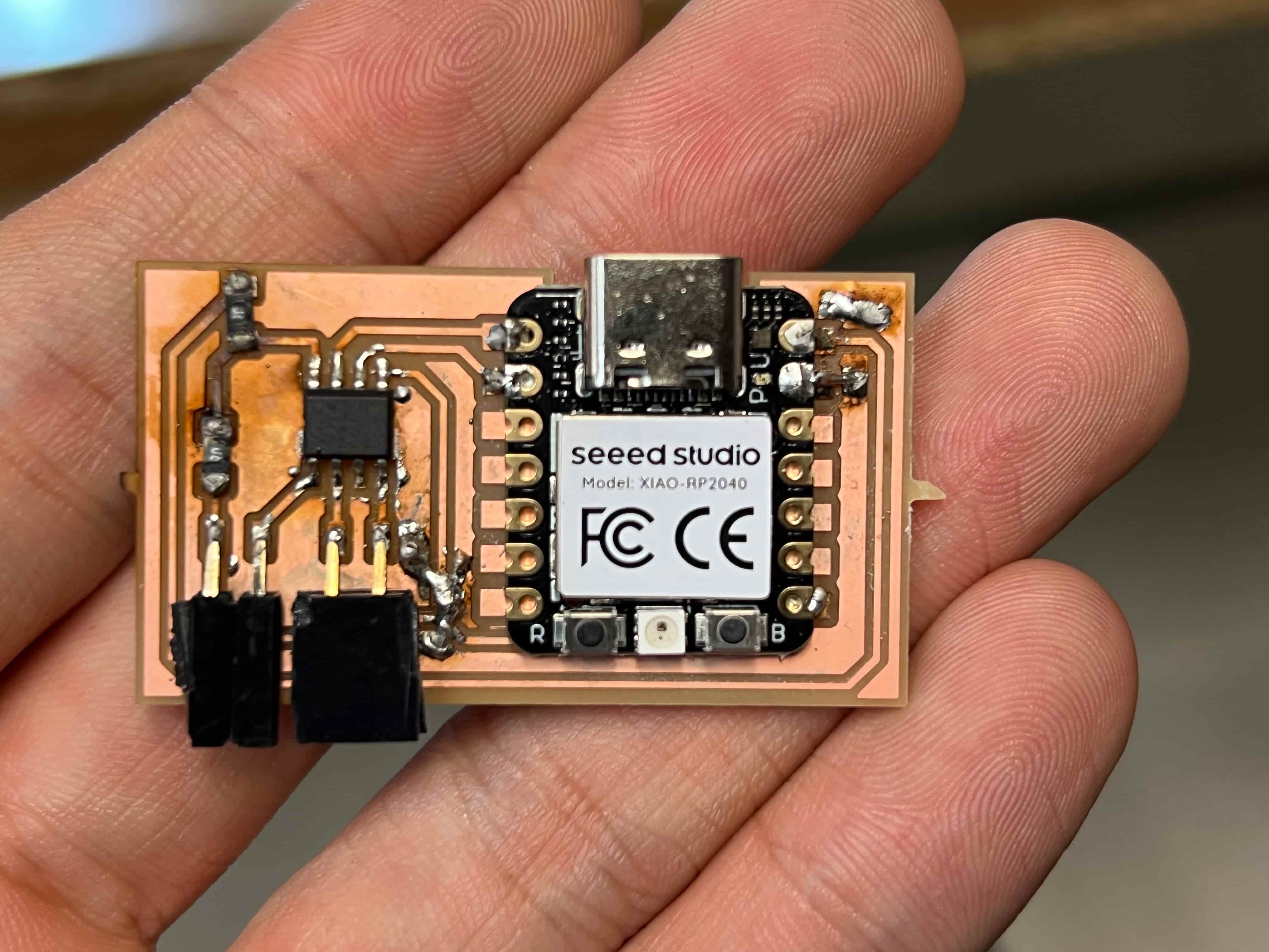 Initial motor driver wiring attempt that failed
