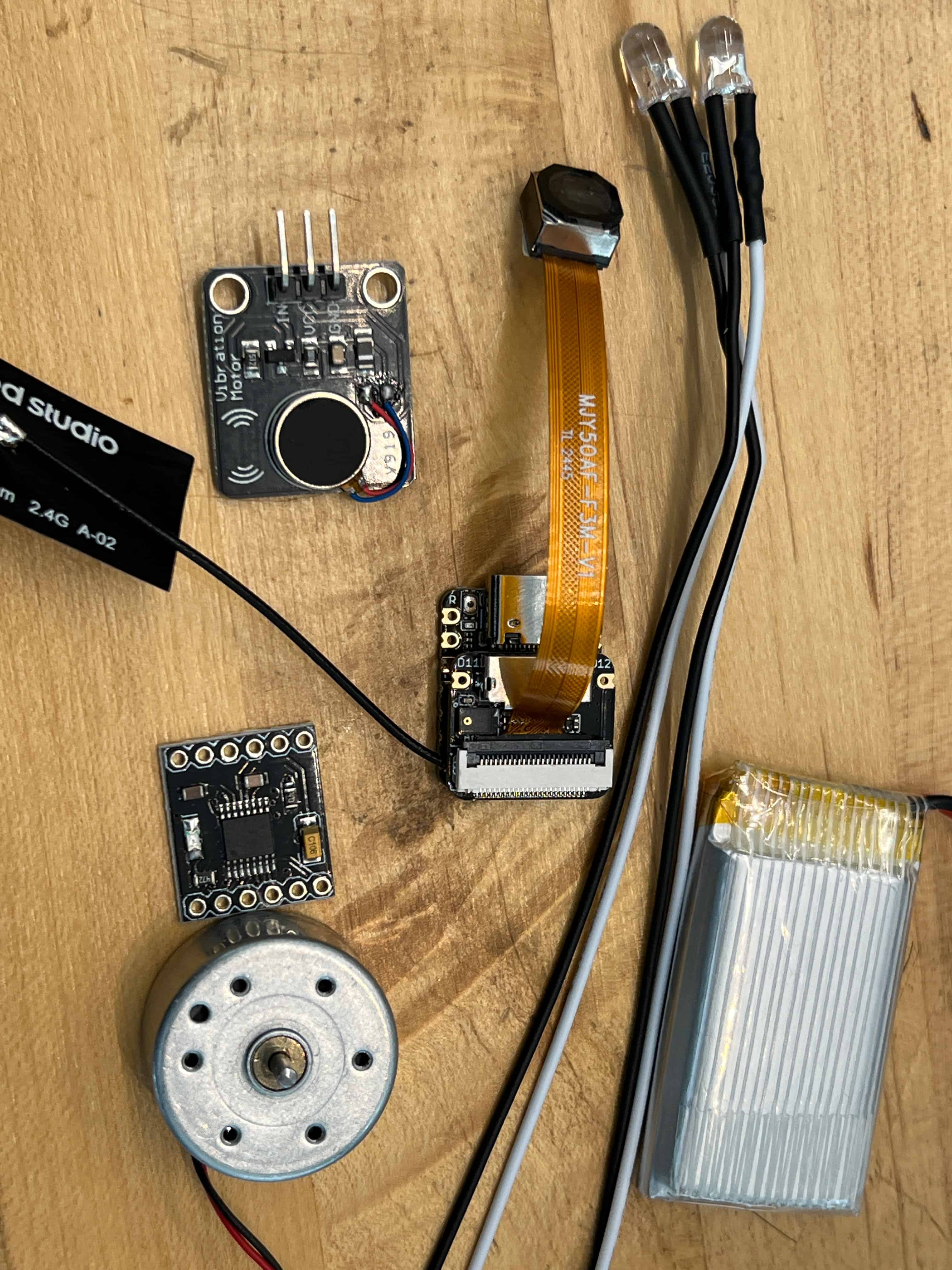 Components prepared for the robot birth mechanism