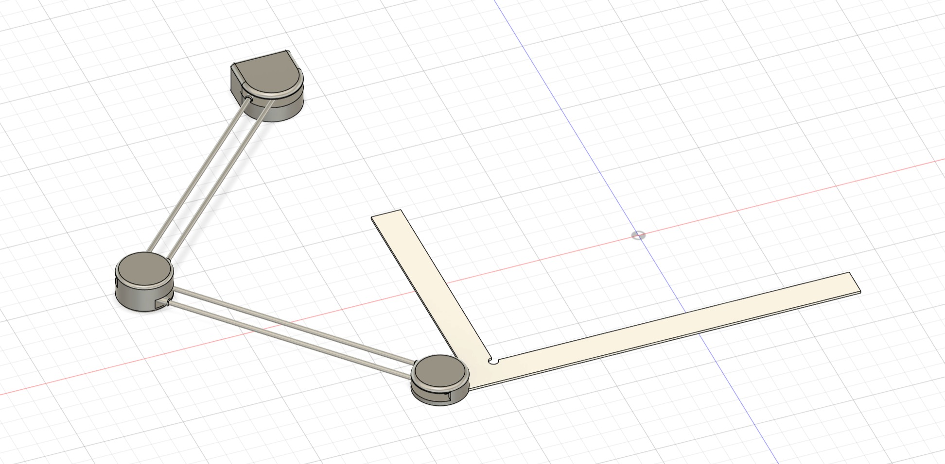 The completed drafting arm