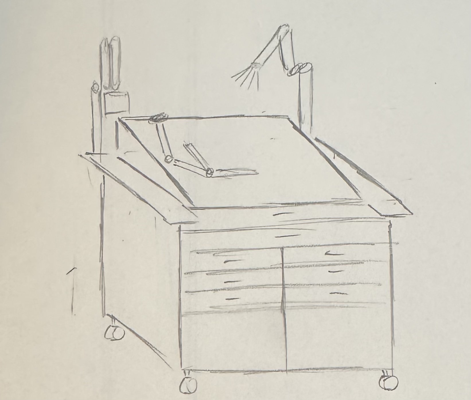 Another sketch of the workbench