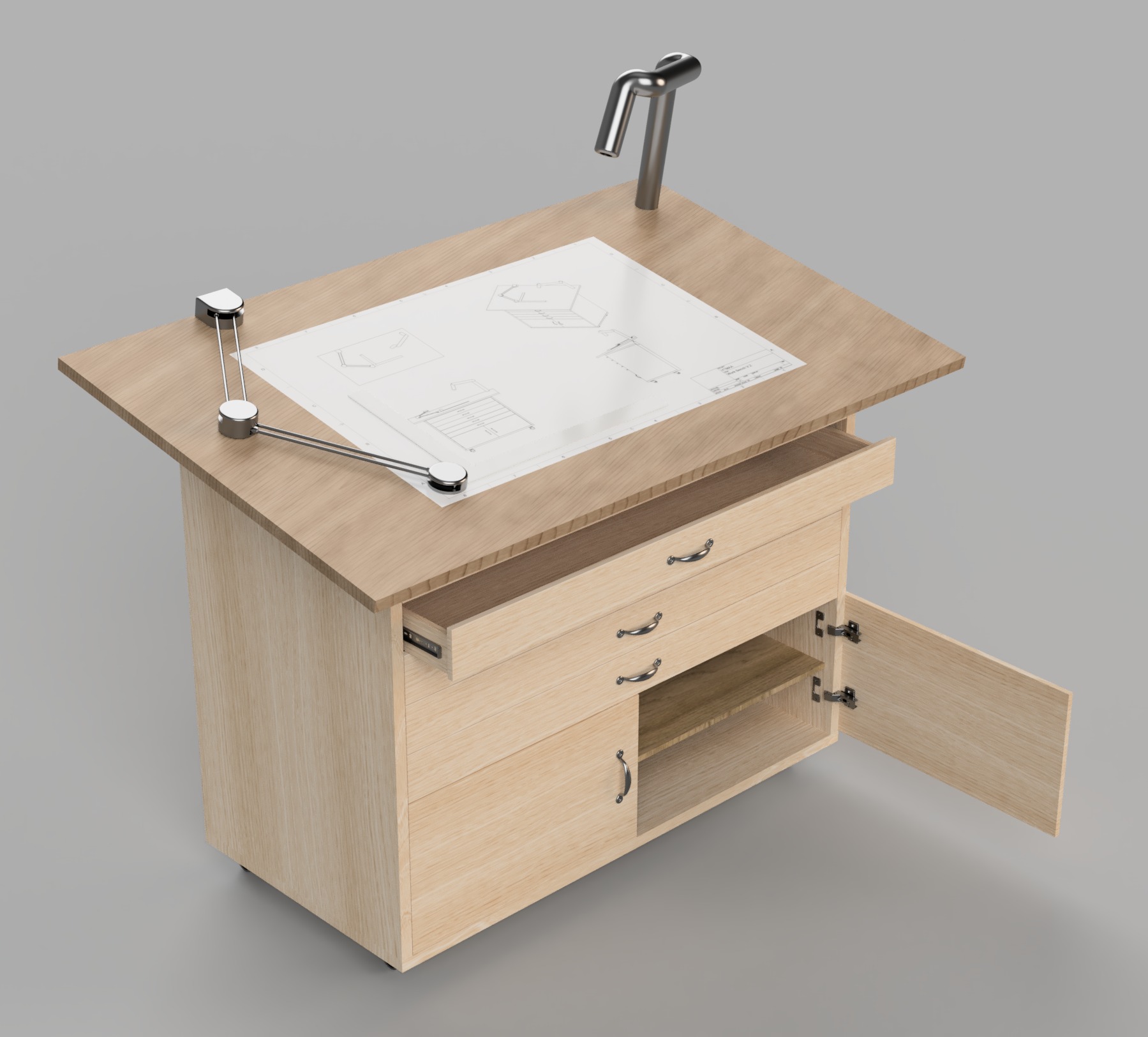 Another renders of the finished workbench