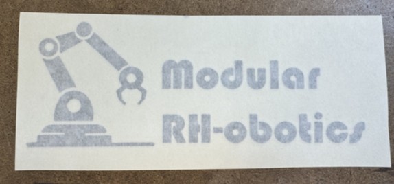 The decal that I used as the logo