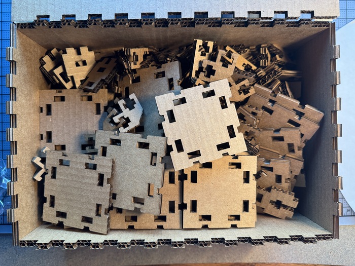 The assembled box