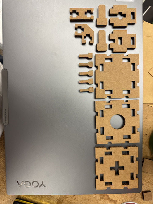 All the parts from the small test file