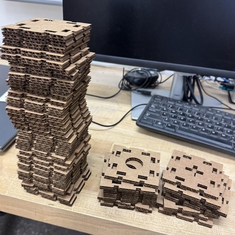 All the tiles I cut