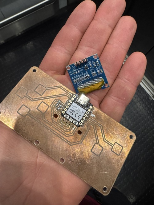 The broken board