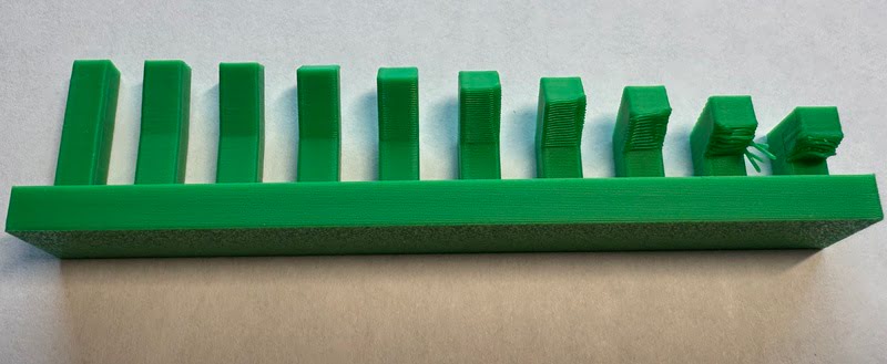 Angled Overhang test front view