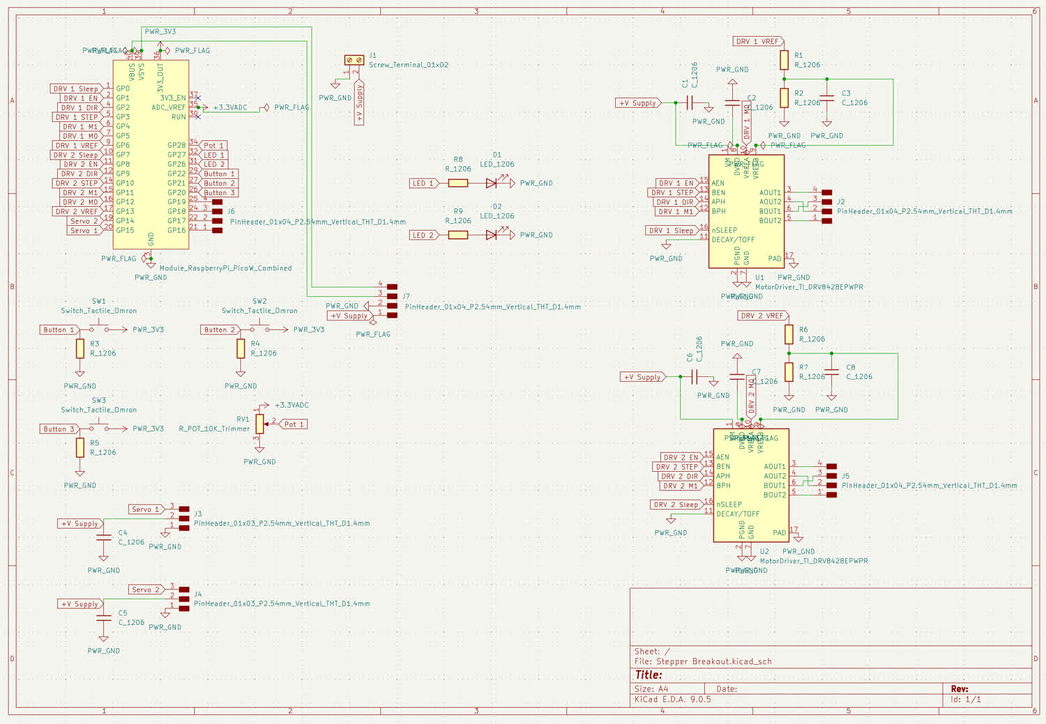 The completed schematic
