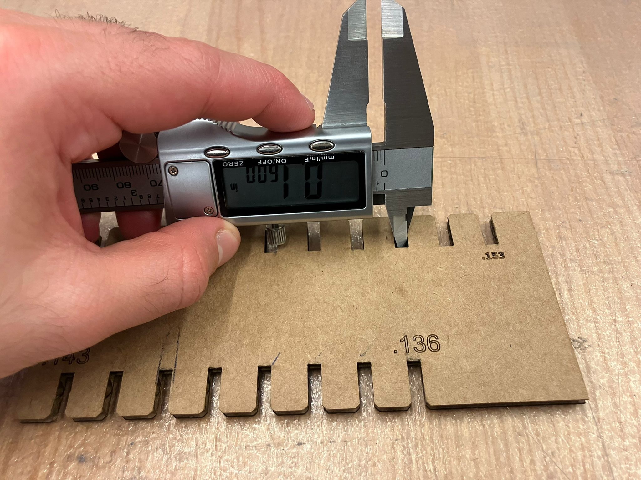 Bottom measurement view
