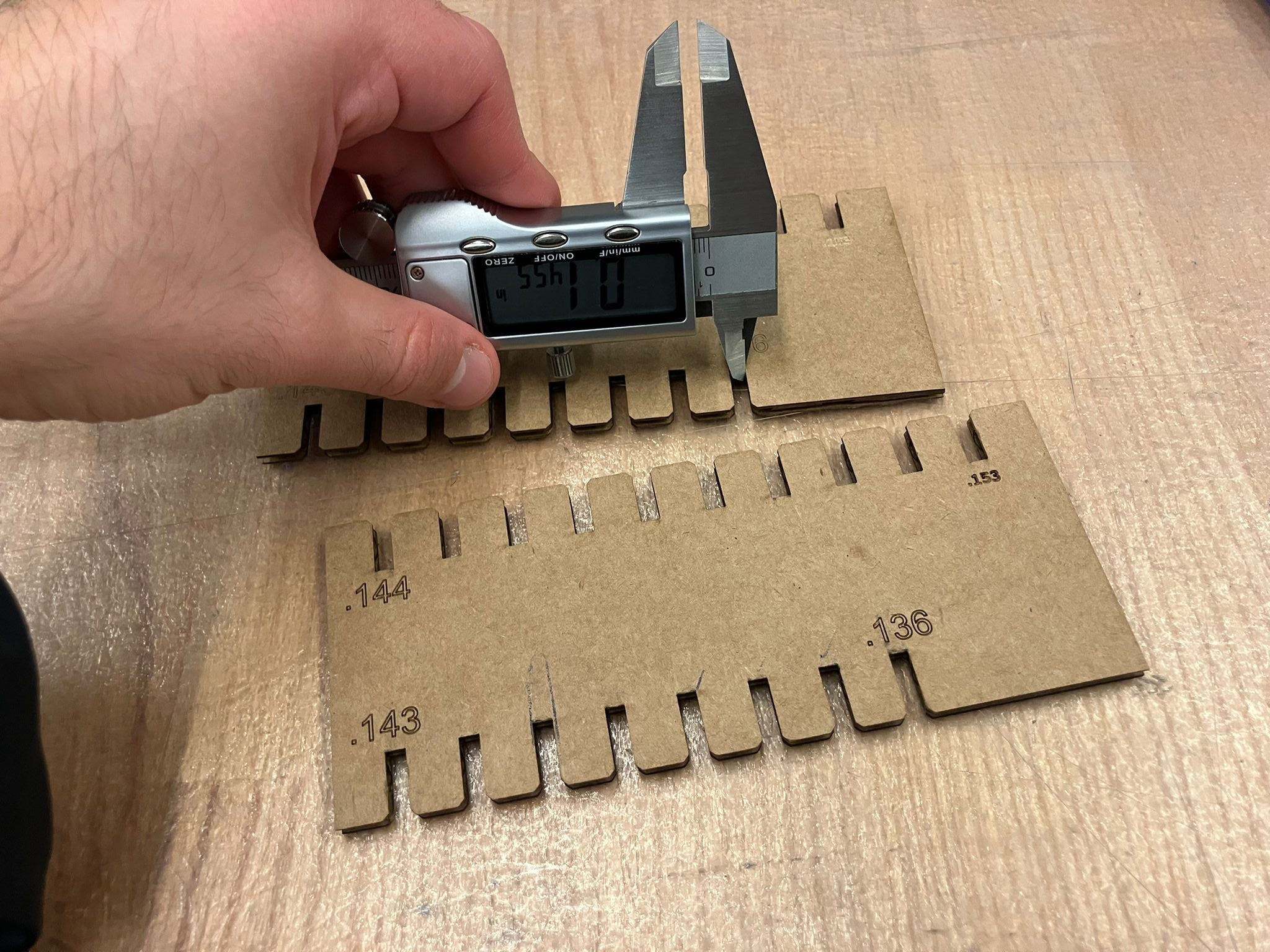 Top measurement view