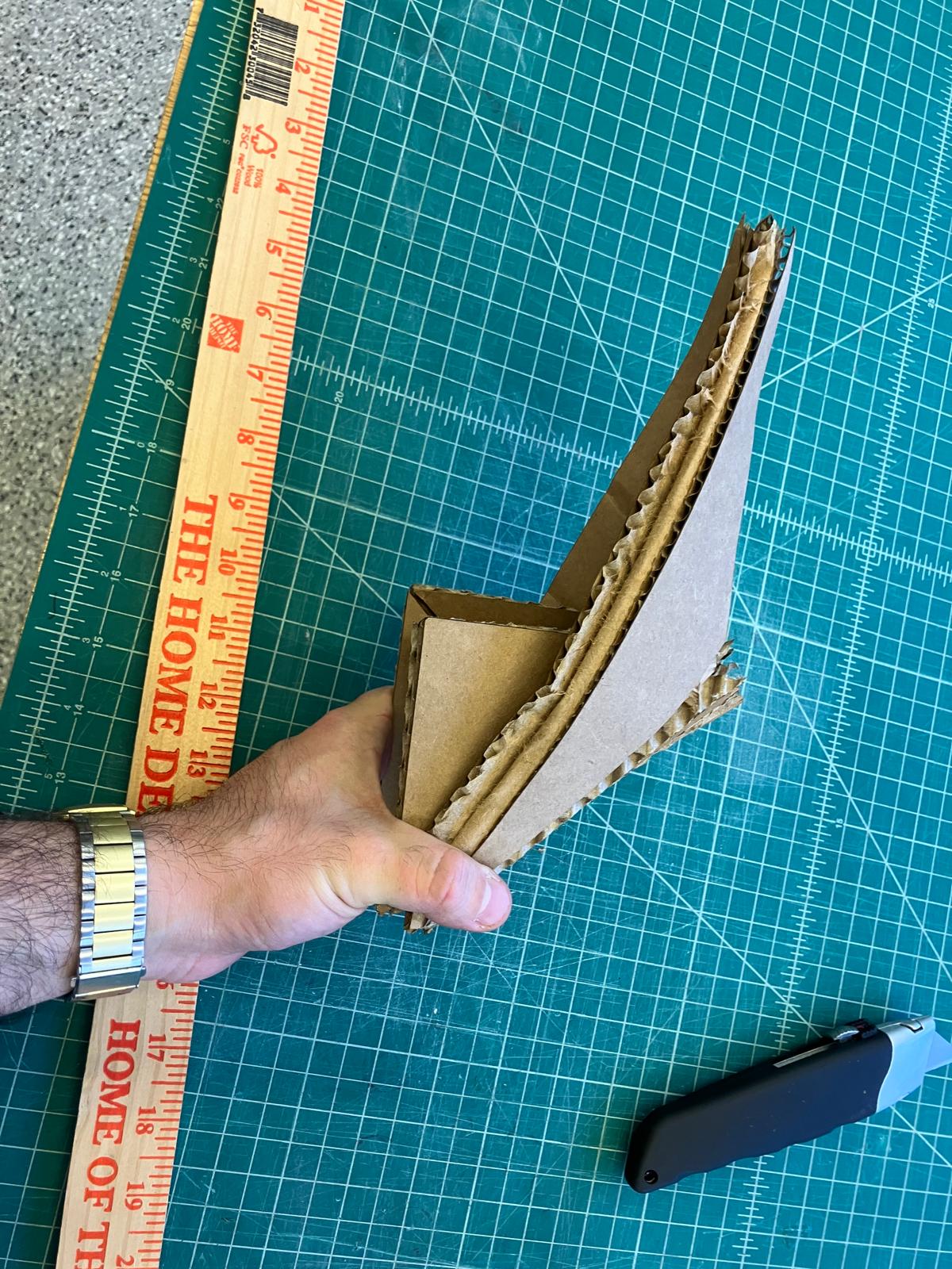 First success gadget — side view