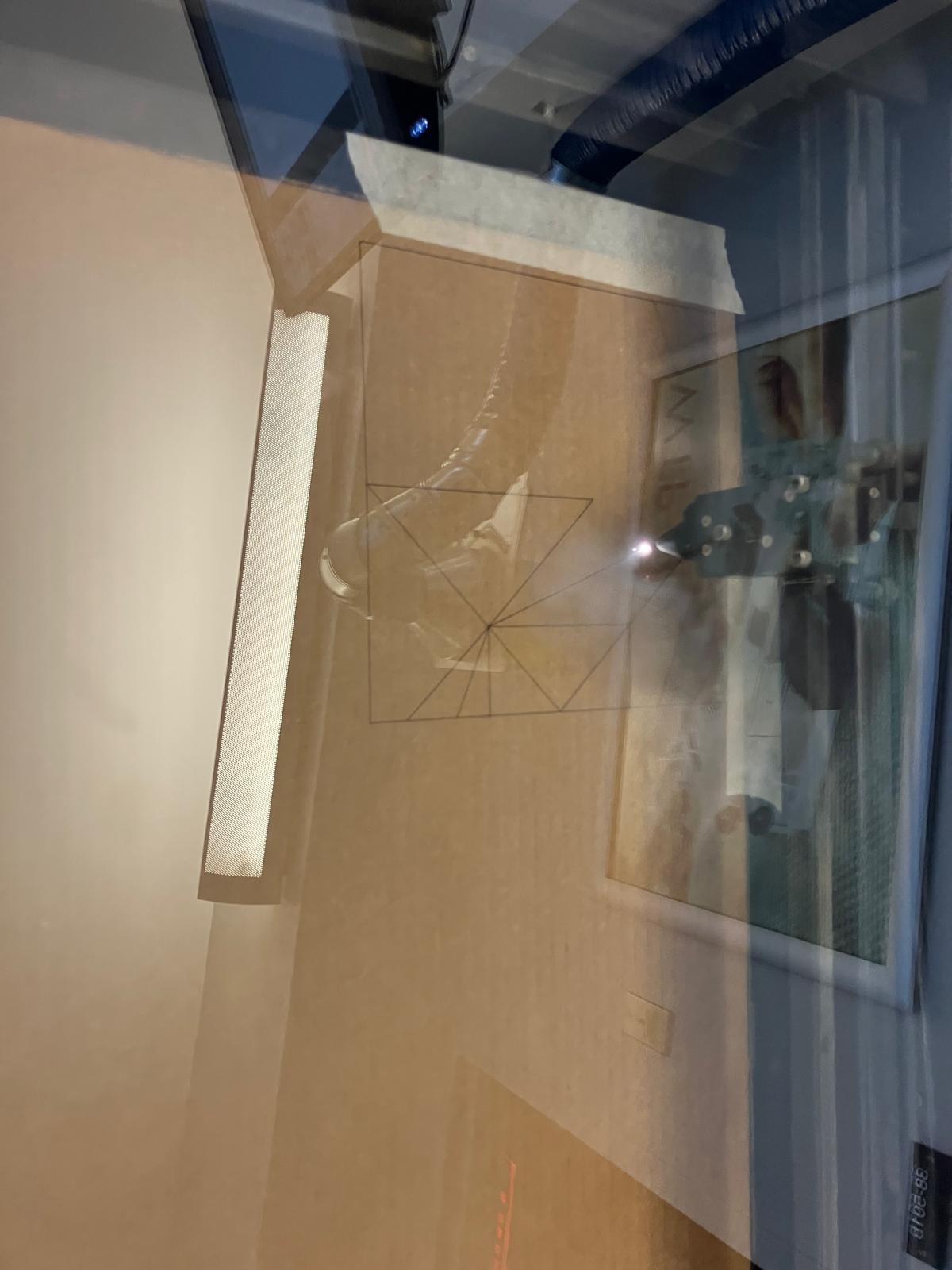 Cutting the full pattern on one side