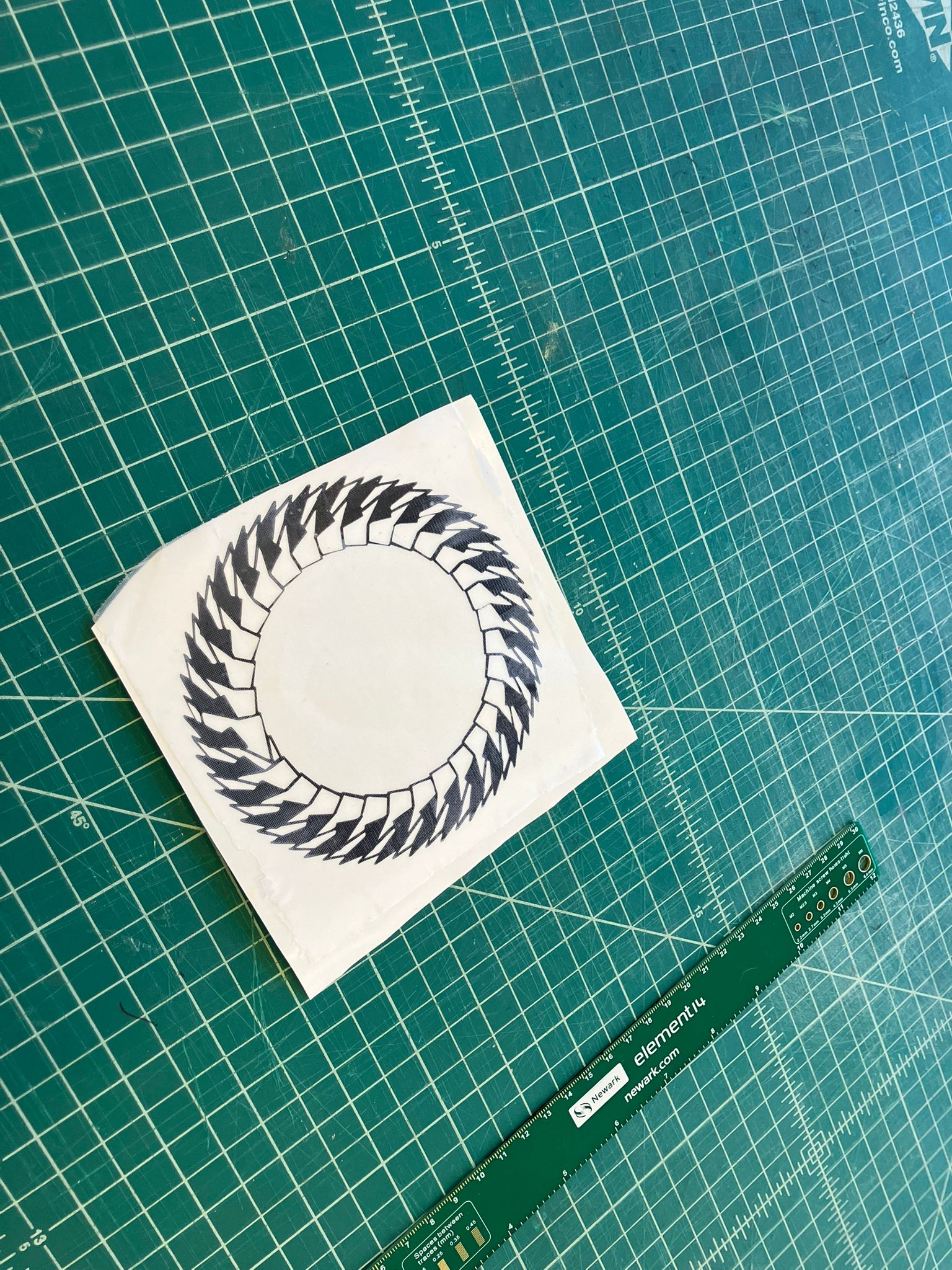 Final completed takehome sticker