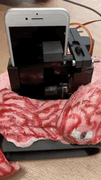 Tapping and swiping coordination animation