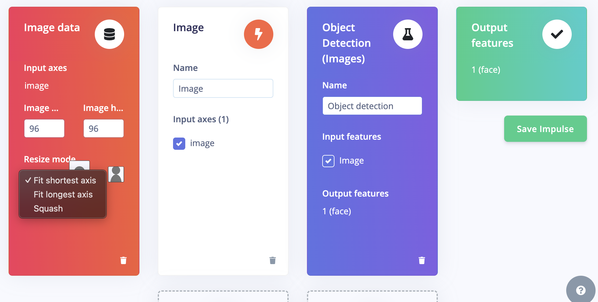 Edge AI model architecture diagram
