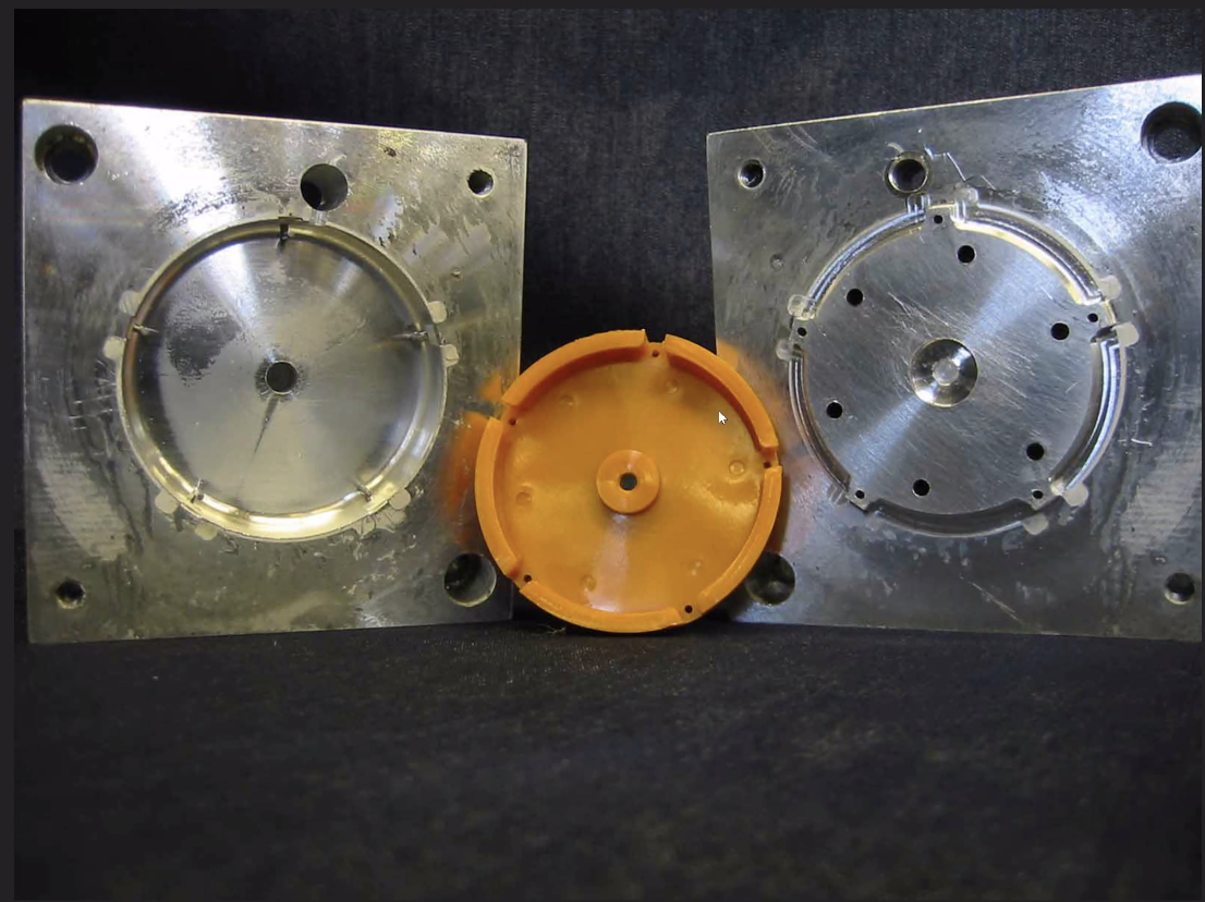 Mold blank cavity component with gate system