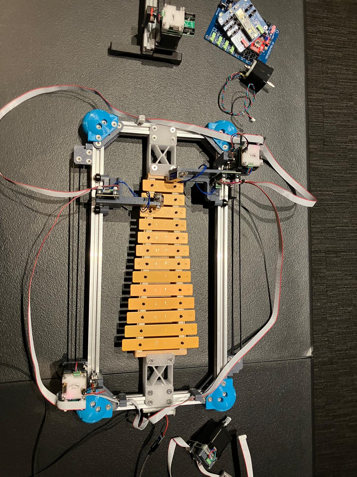 Xylophone machine demonstration