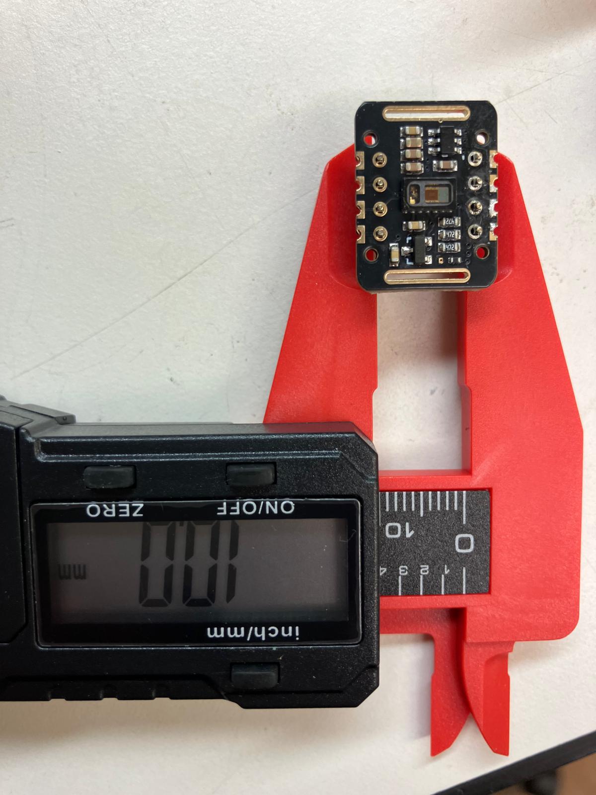 Measuring header distance