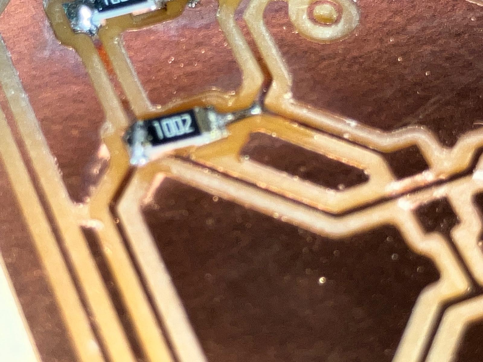 Milling error with copper hair
