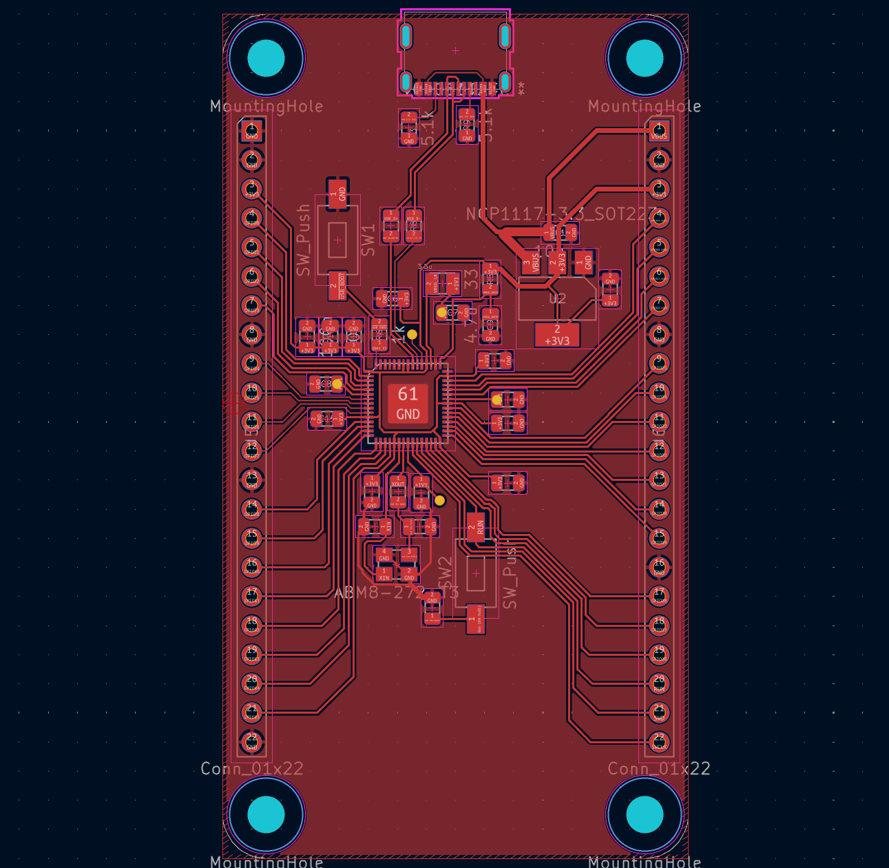 RP2354A development board design