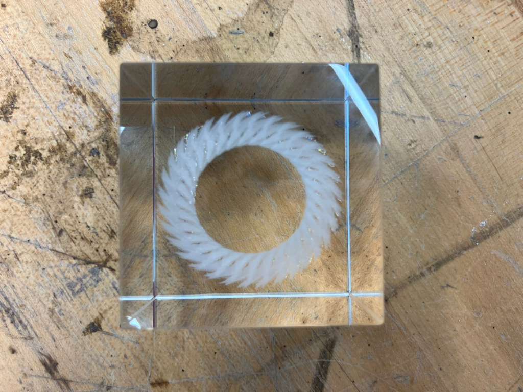 Engraved star geometry