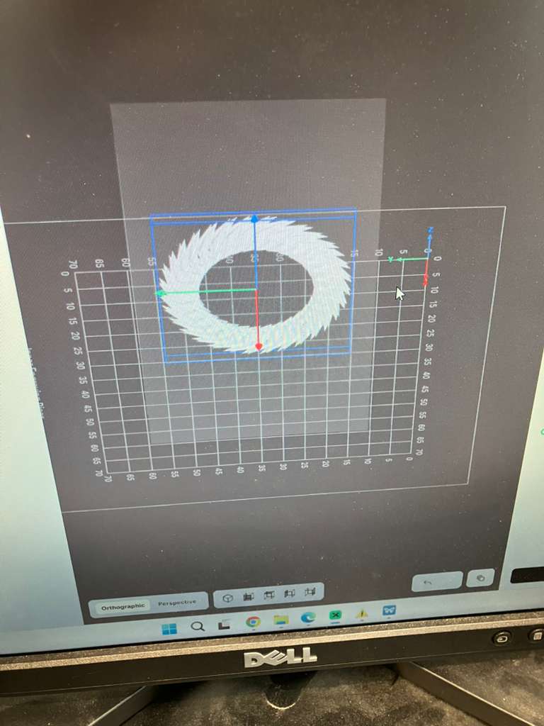 Design loaded and ready for engraving