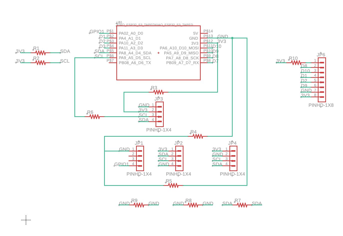 TFT aging clock board schematic