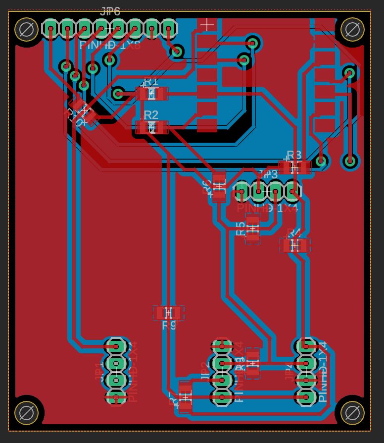 TFT aging clock board PCB layout