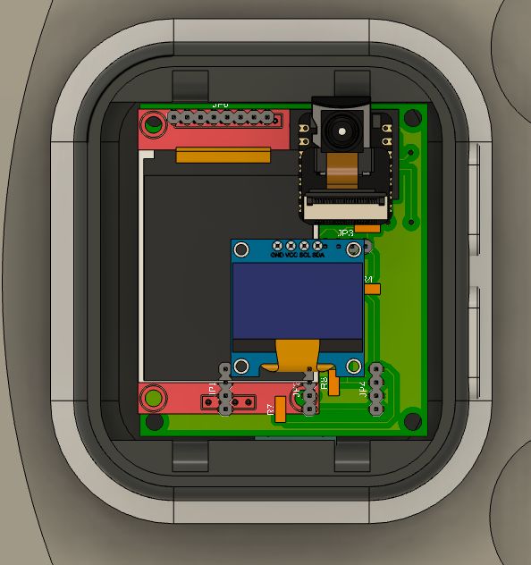 Upgraded aging clock board with TFT display