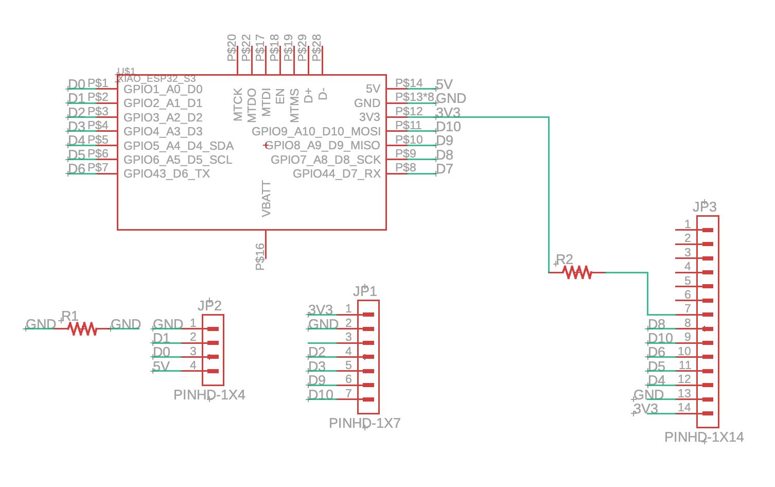 TFT MirrorAge board schematic