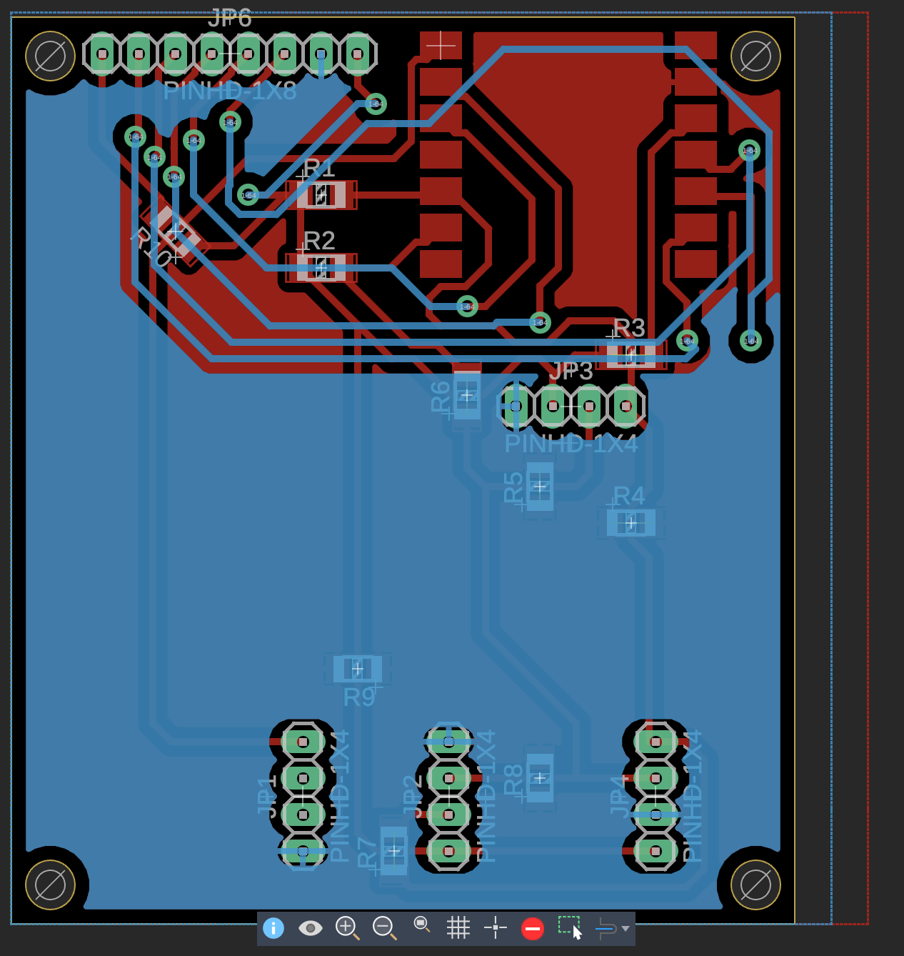 Aging clock TFT board back