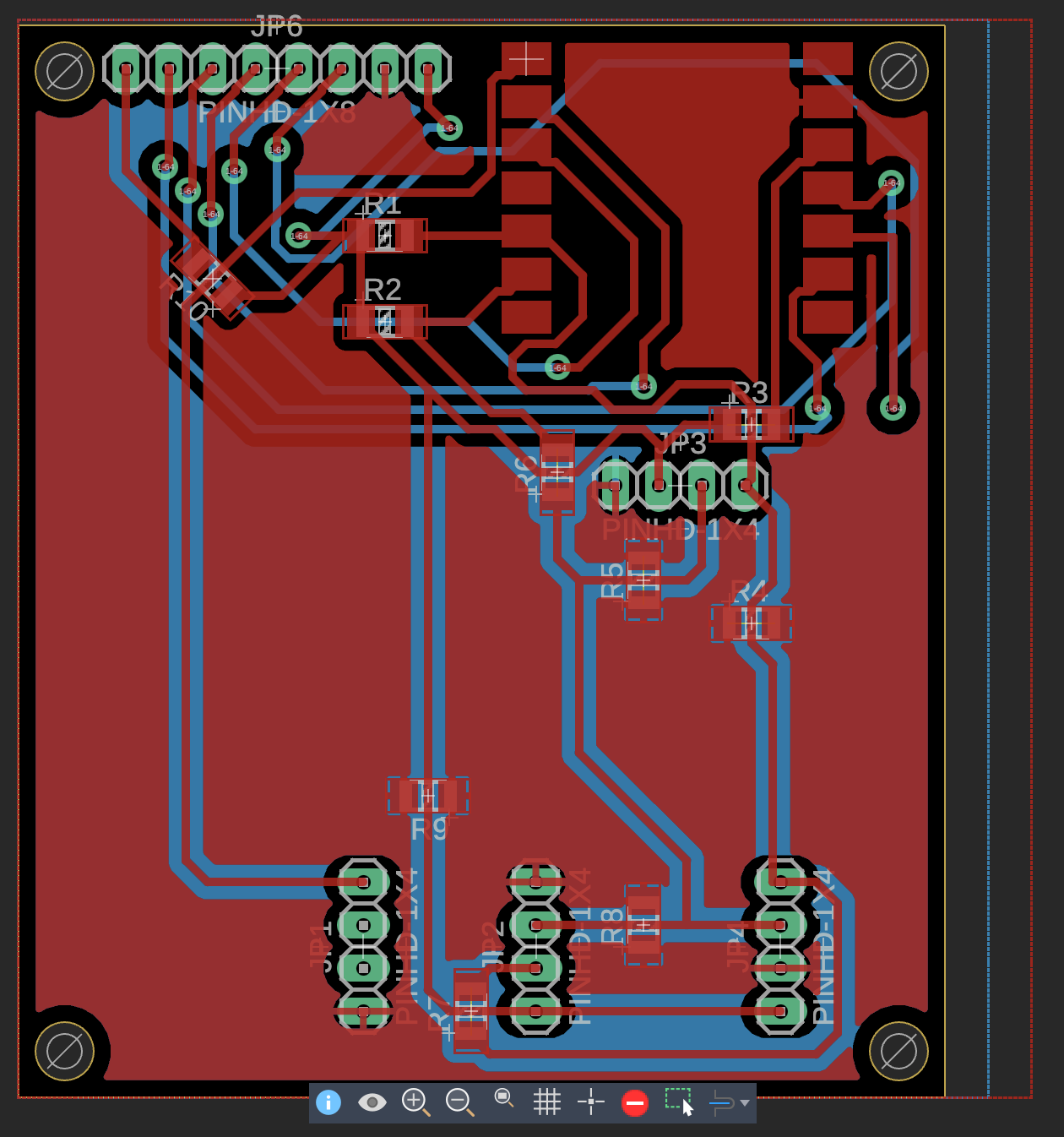 Aging clock TFT board front