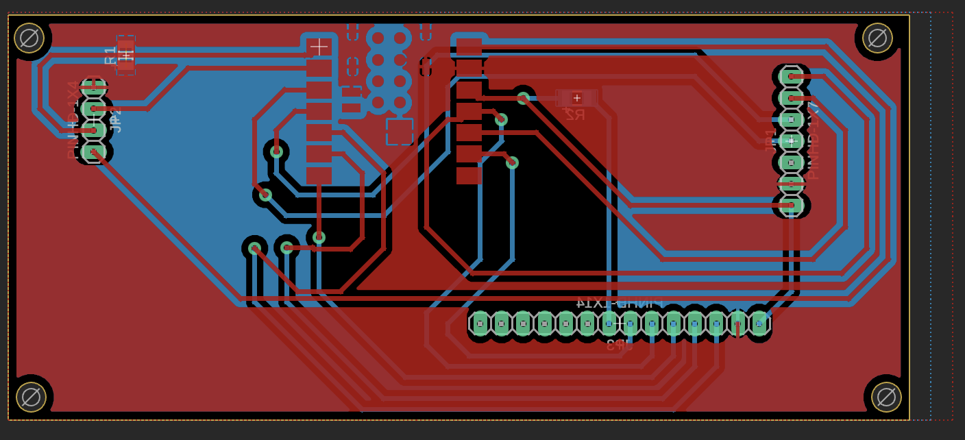 MirrorAge TFT board front