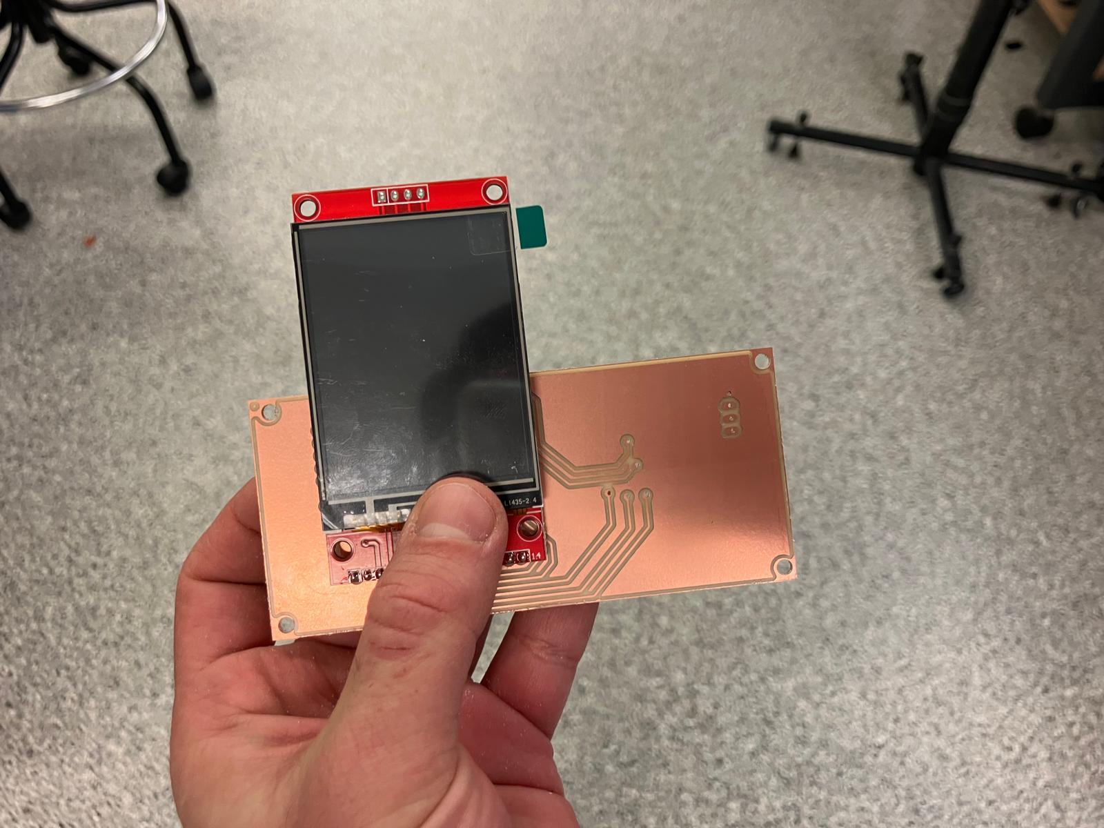 MirrorAge TFT board back side