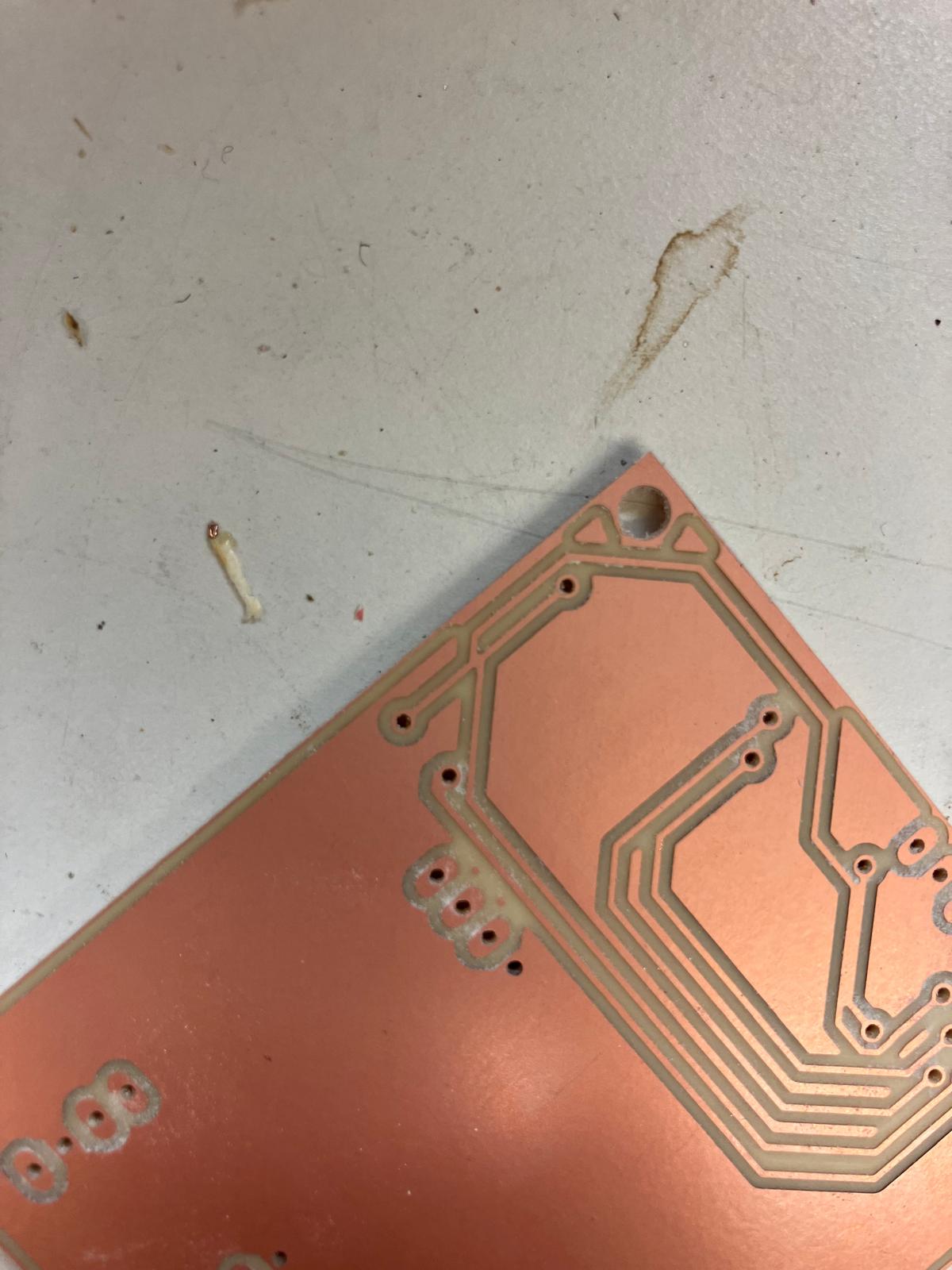 Completed second trace cut