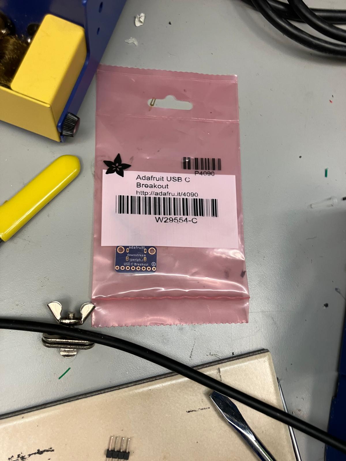 Detail of a small PCB section dedicated to power routing