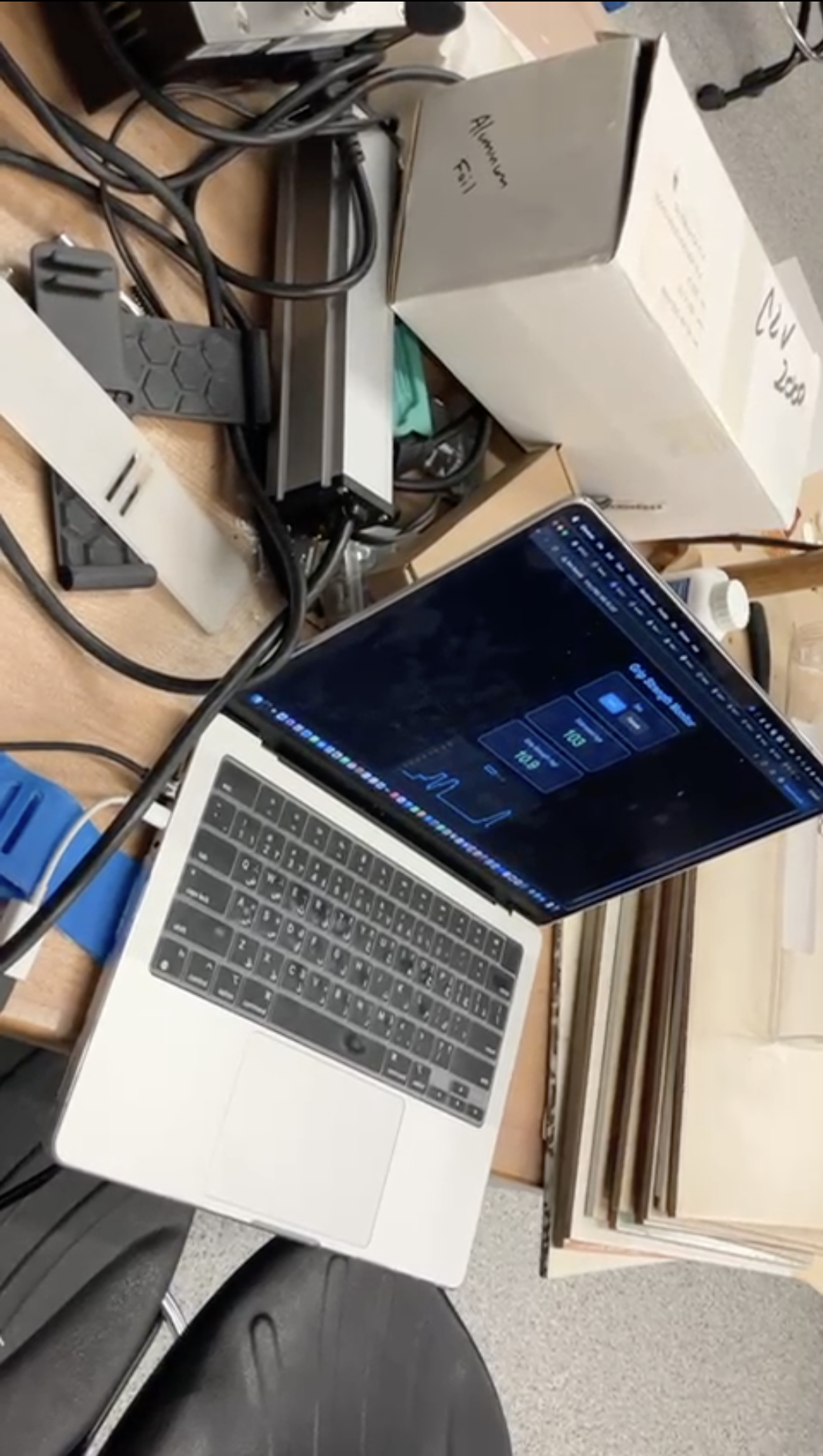 Real-time signal processing visualization