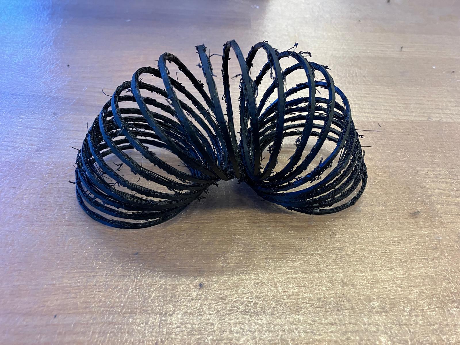 Complete full slinky ready for testing