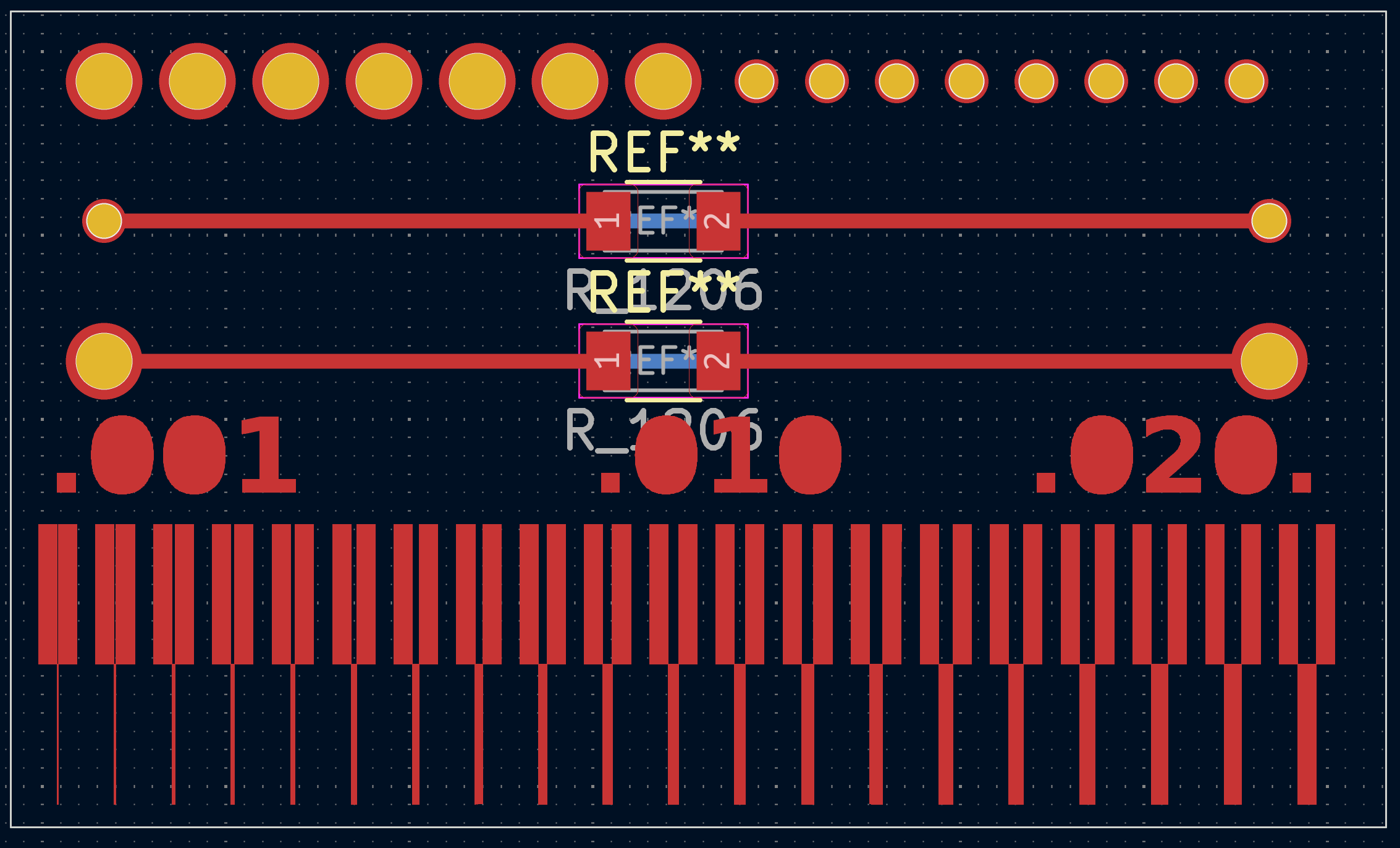 Group Assignment Design Rule Test Pattern