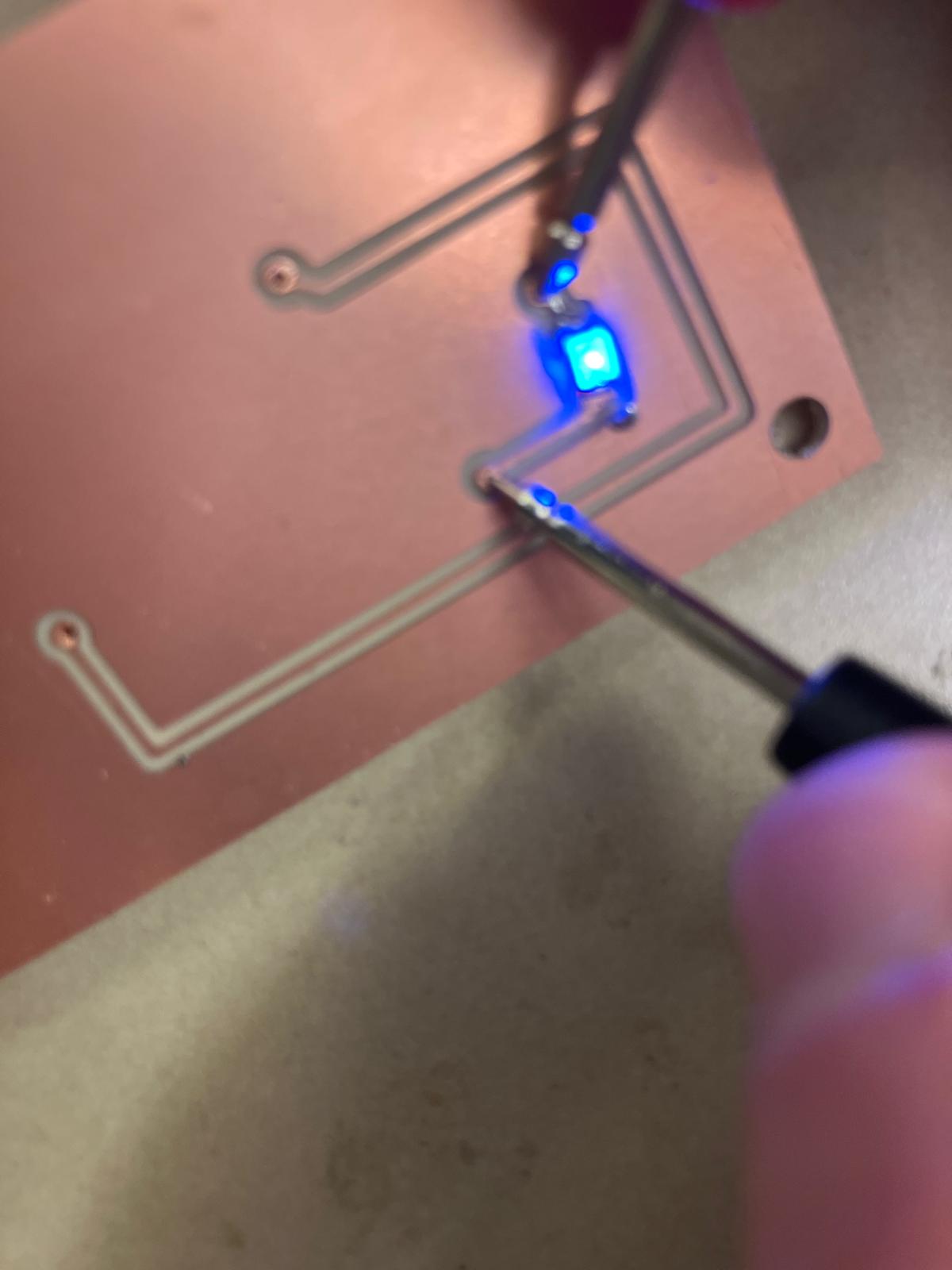 Back LED Diode Test on Connector Board