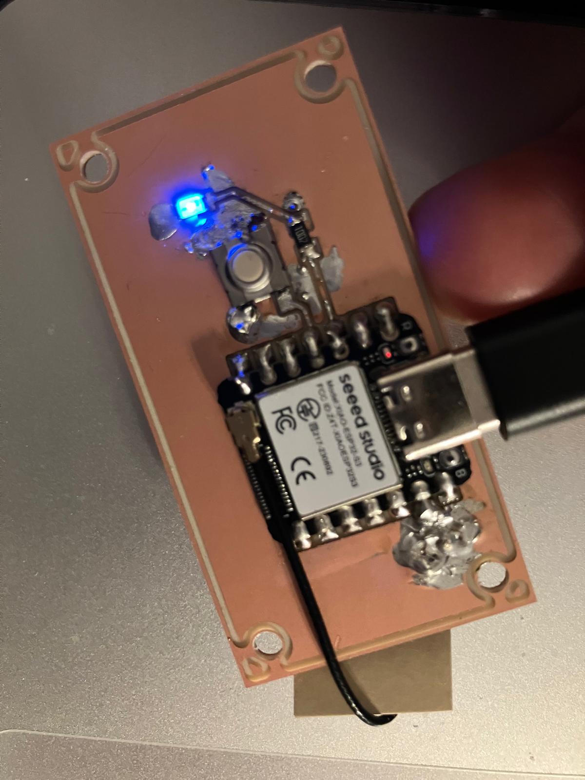 Base LED Board Programmed and Working