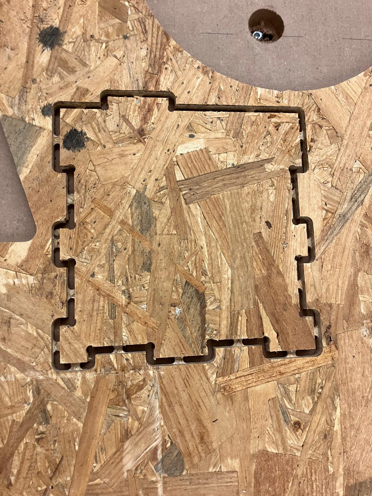 Completed Test Part with Joint Clearances