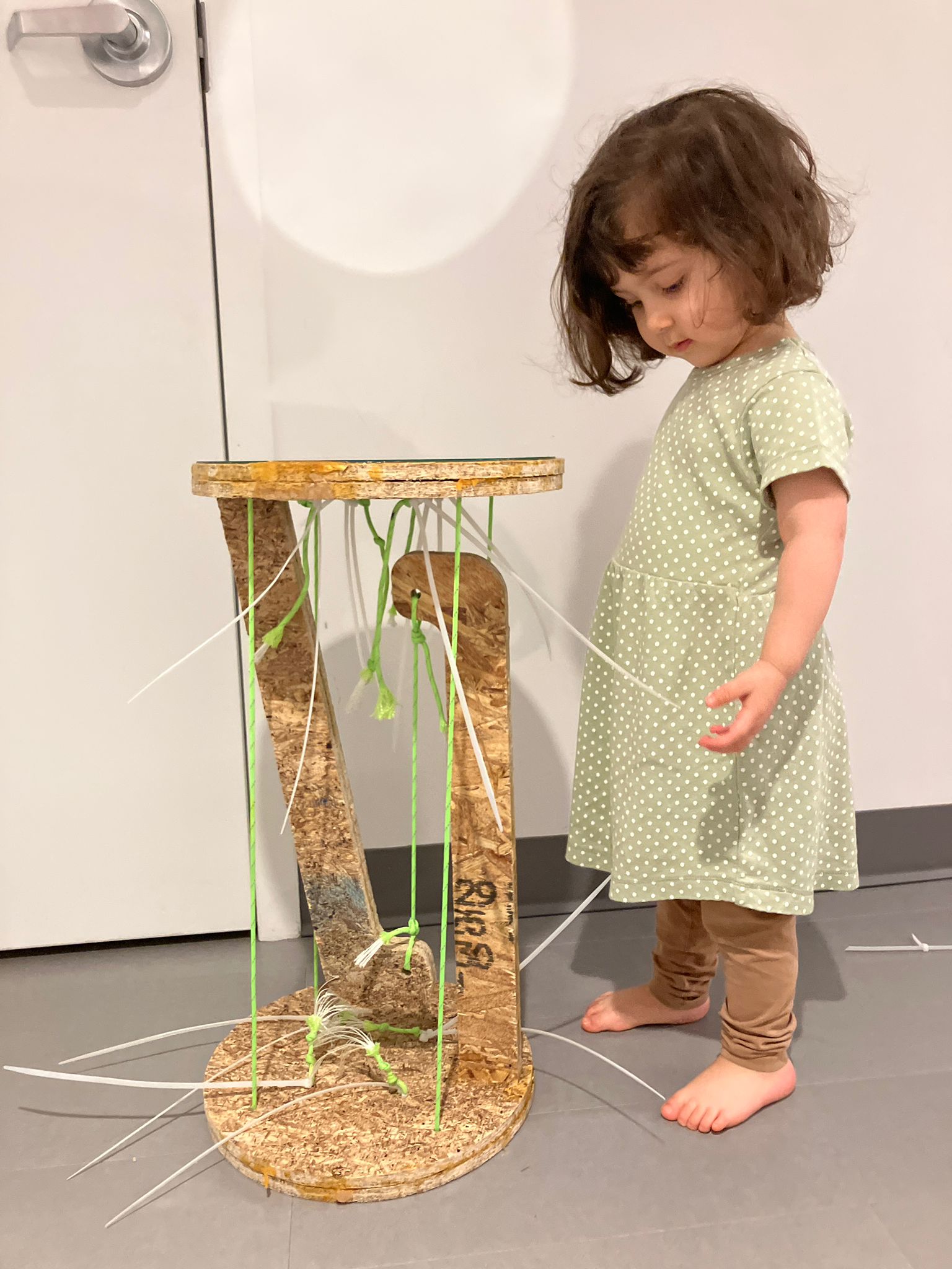 Baby for scale demonstration