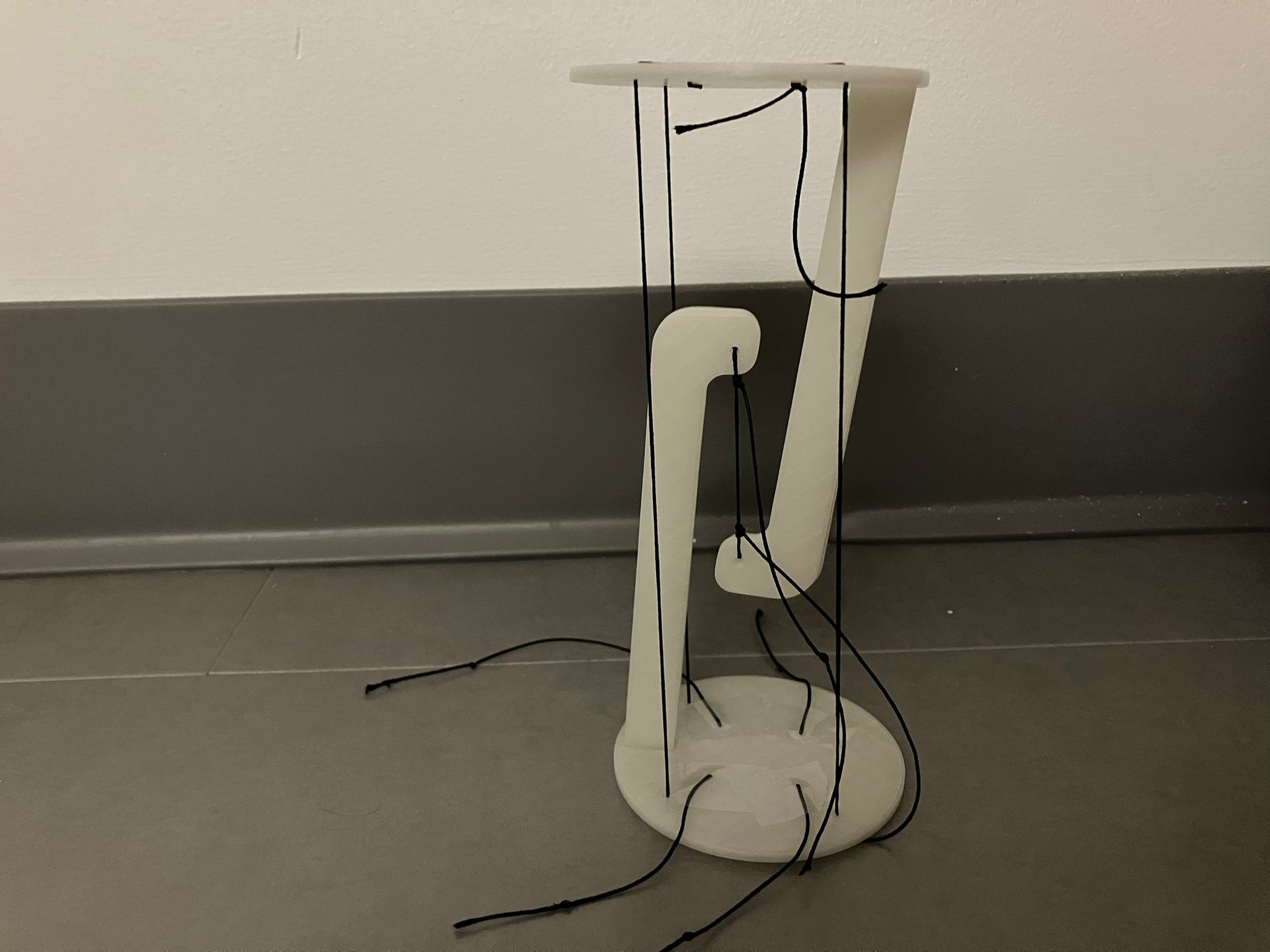 Assembled Kevlar tensegrity