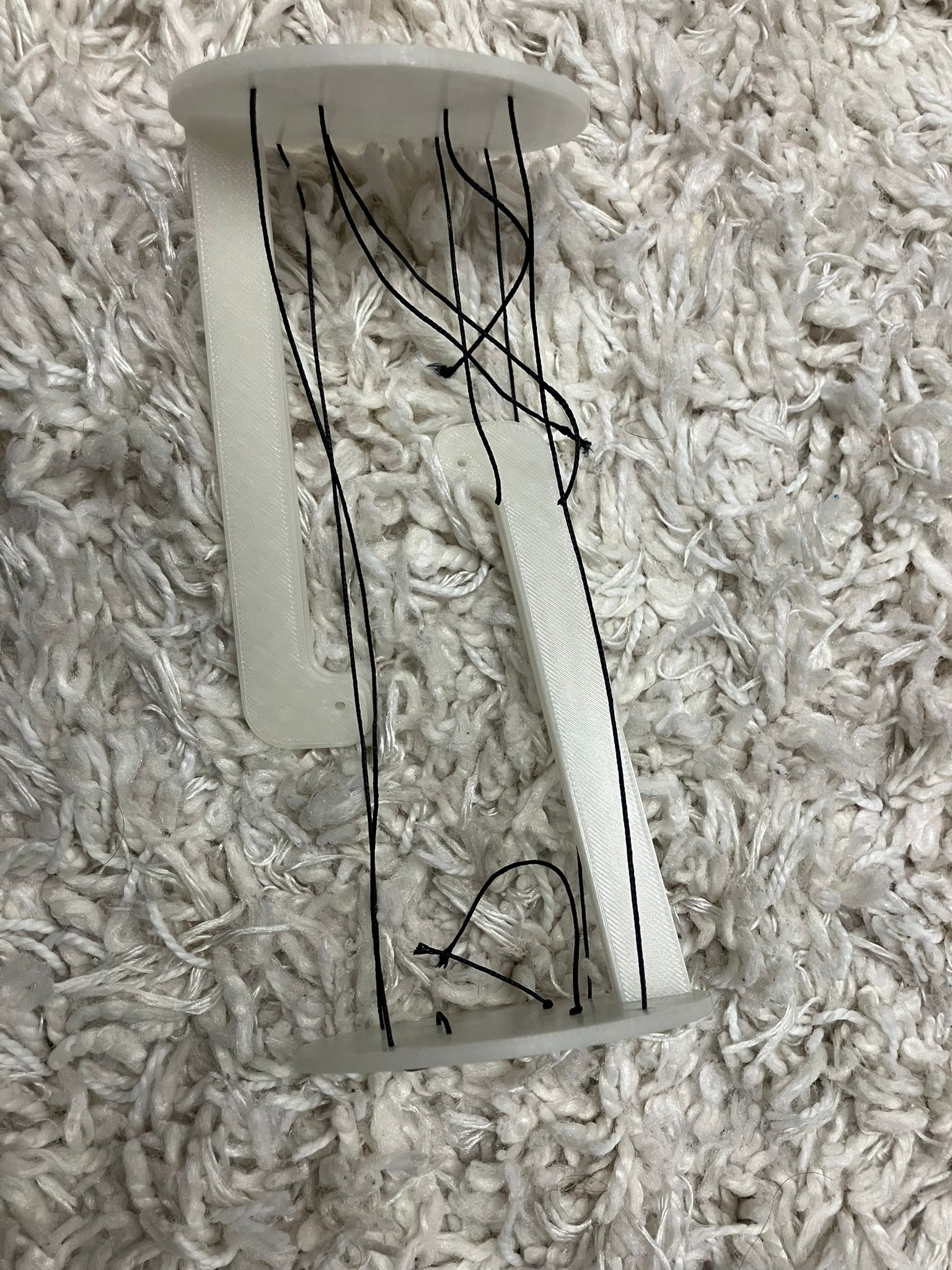 Fully threaded Kevlar assembly