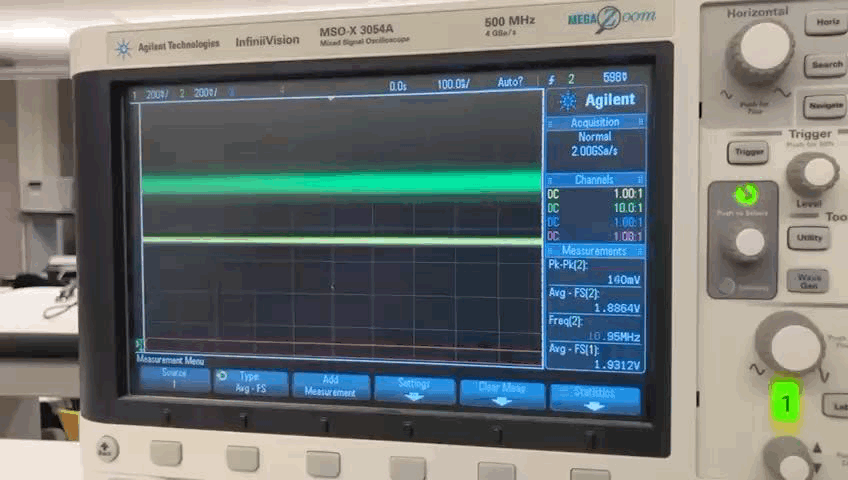 Load cell analog differential output