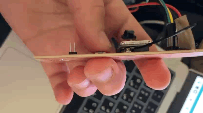 Simple input device: LED button system