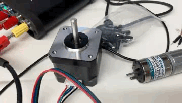 DC stepper motor power measurement