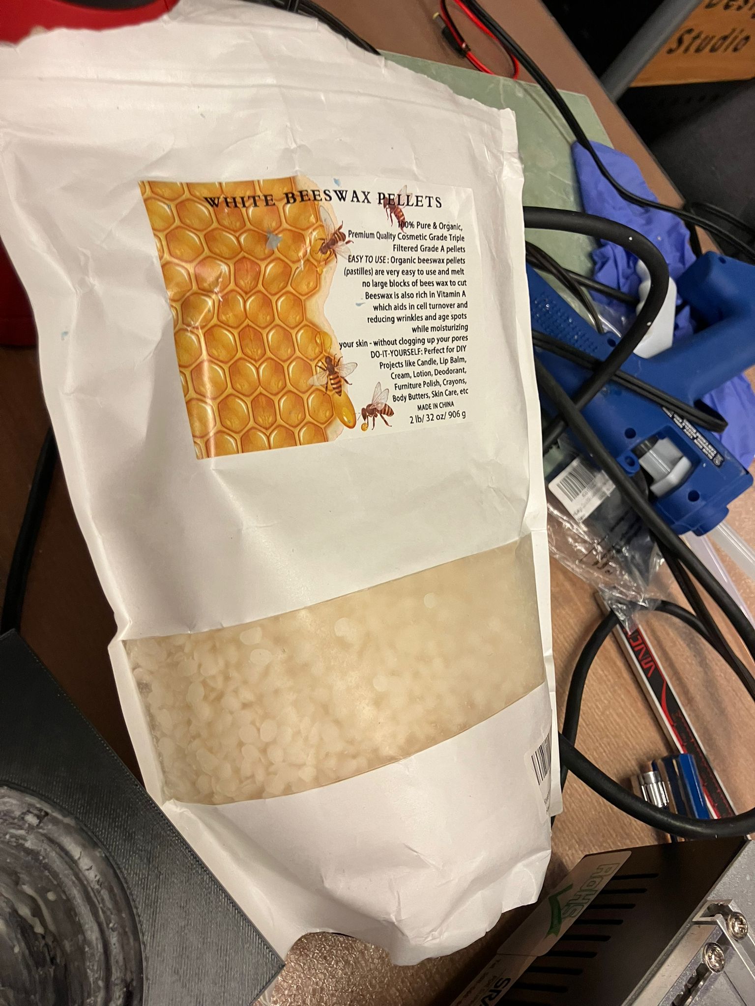 Brush and tools used for beeswax application