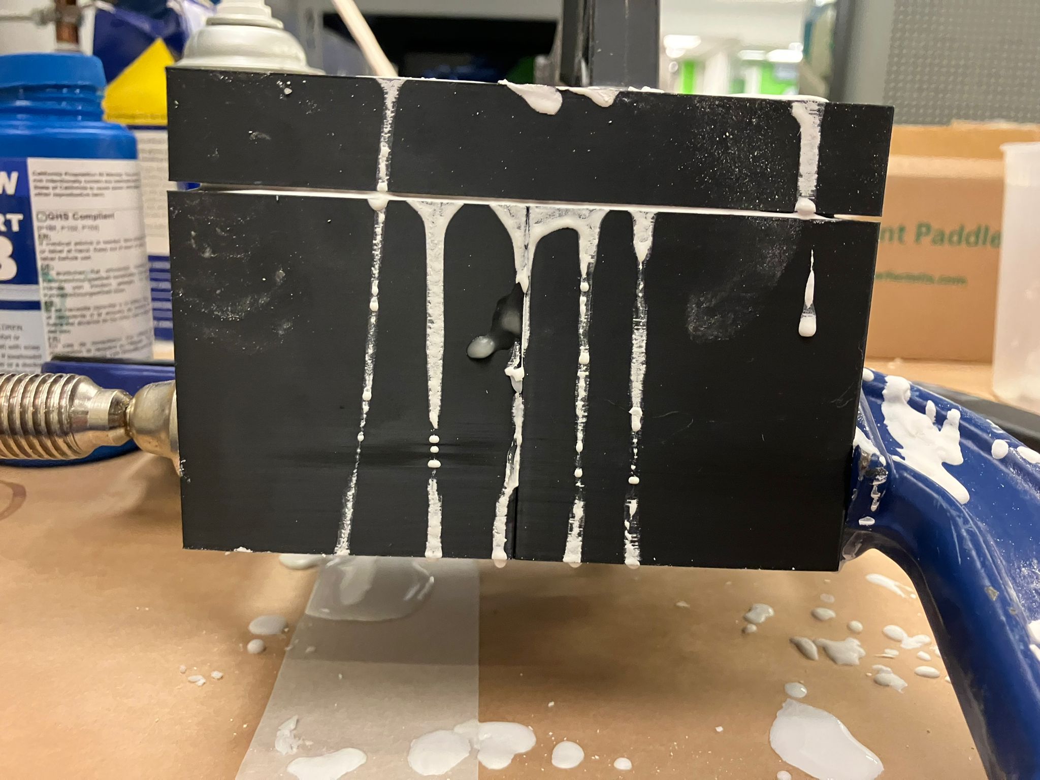 First dome mold filled to the top